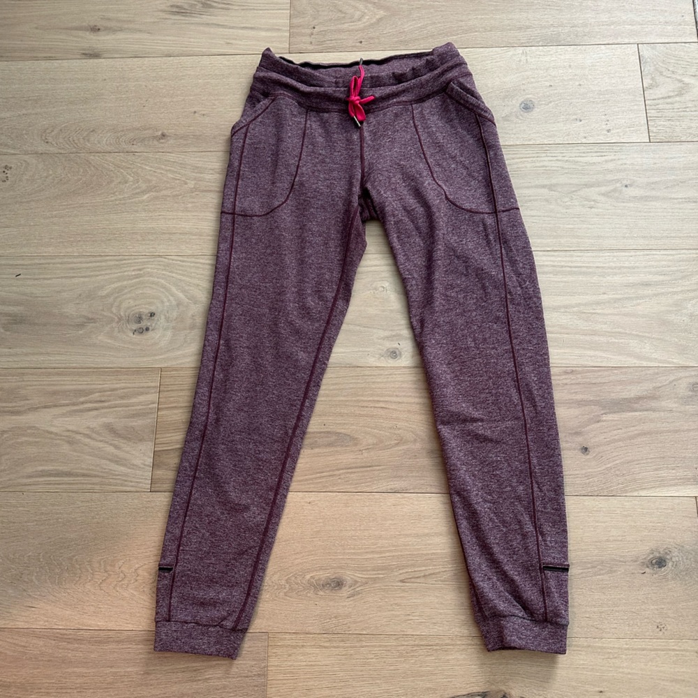 Lululemon Heathered Maroon “ready to jogger” Joggers